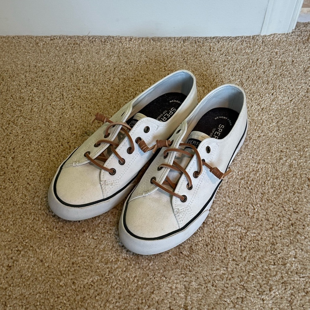 Sperry Women’s White Boat Shoes